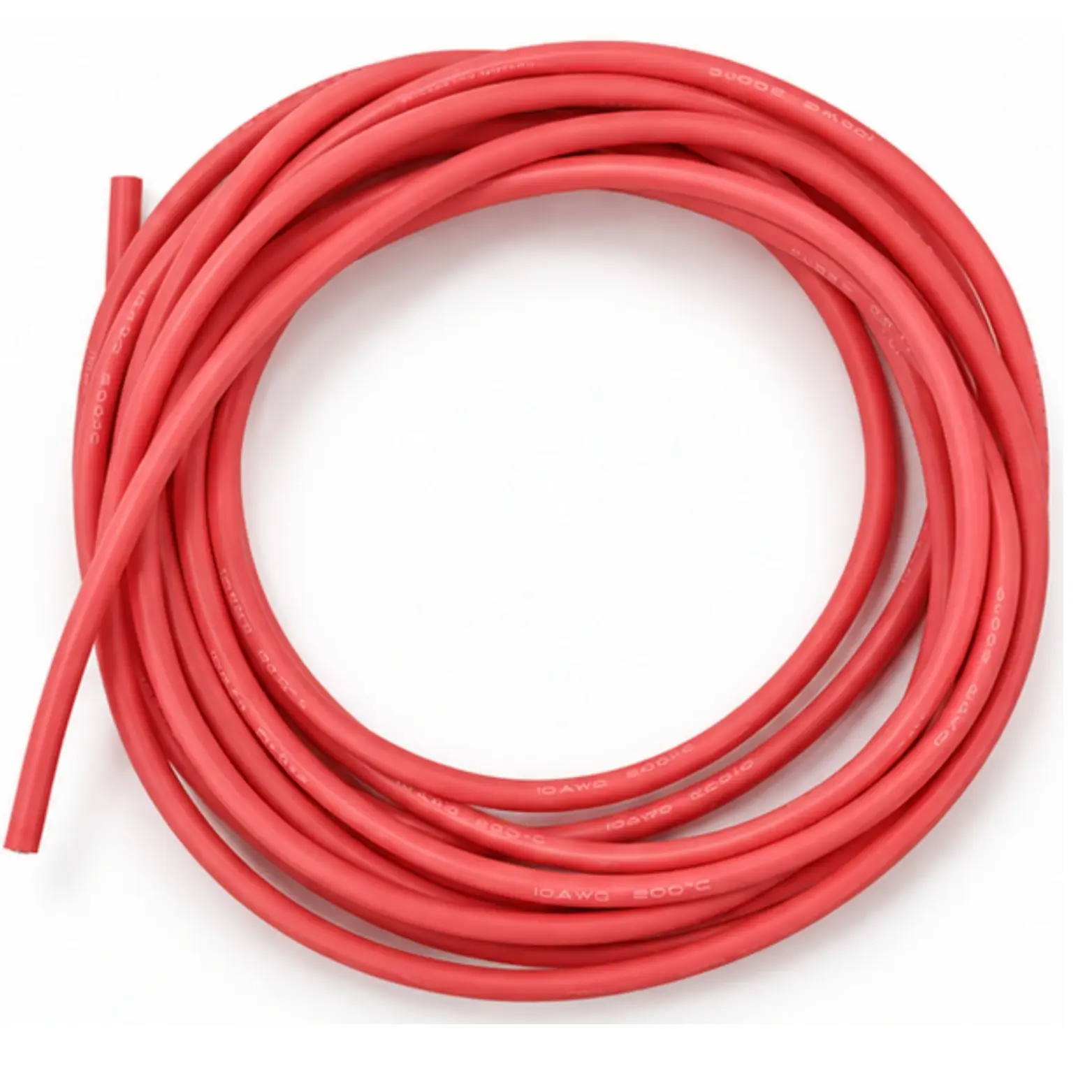 SILICONE WIRE 10AWG RED